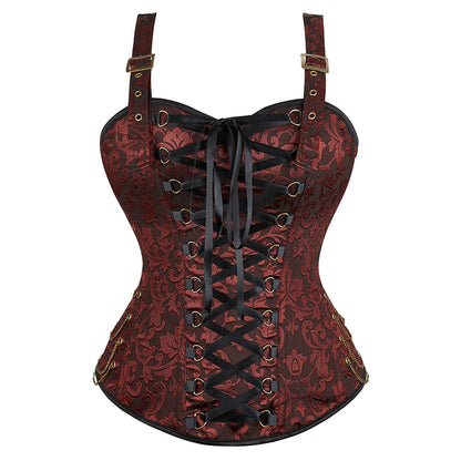 Corsetto Queen Hawren (Marrone)