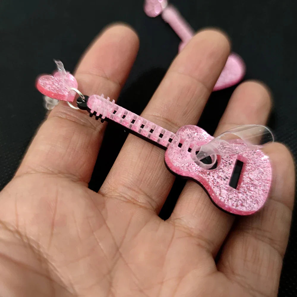 Orecchini a buco Queen Guitar