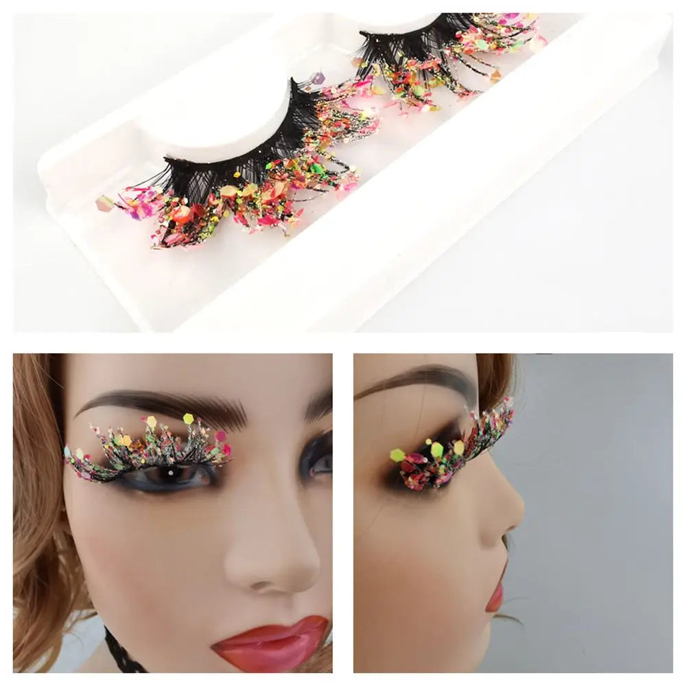 Ciglia finte Queen Sequins (Pesca)