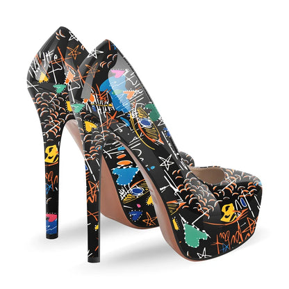 Escarpe Queen Graffiti (2 colori)