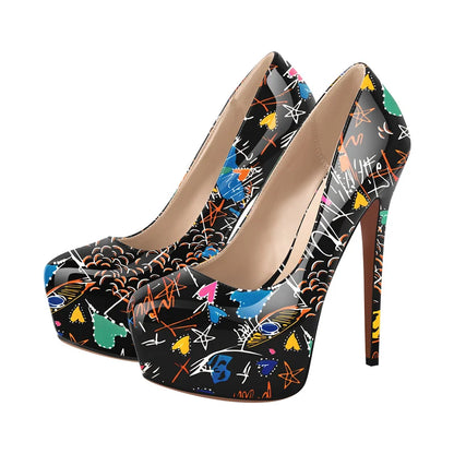 Escarpe Queen Graffiti (2 colori)