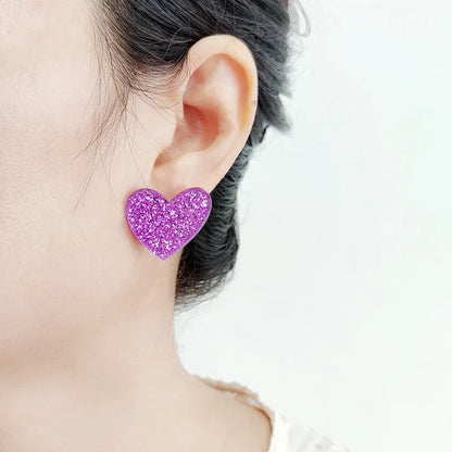 Orecchini a buco Queen Hearts