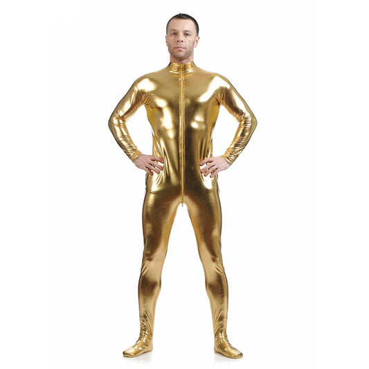 Tuta zentai Queen Glitter (Gold)