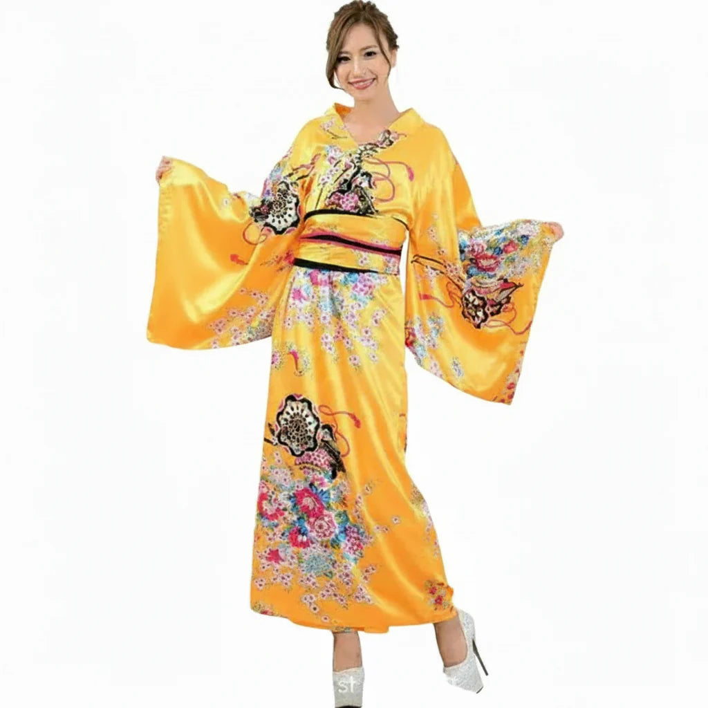 Kimono geisha Queen Kaedé