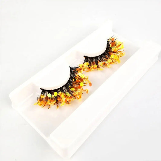 Ciglia finte Queen Sequins (Dorate)