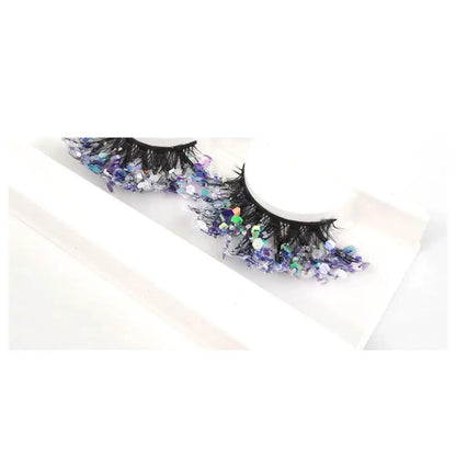 Ciglia finte Queen Sequins (Argentate)