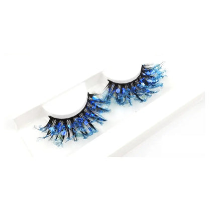 Ciglia finte Queen Sequins (Blu)