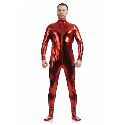 Tuta zentai Queen Glitter (Red)