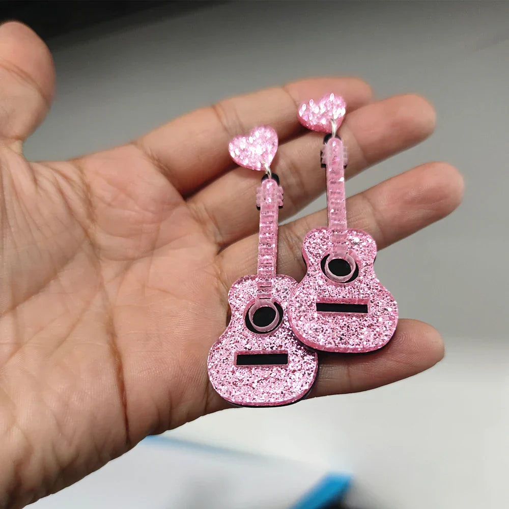 Orecchini a buco Queen Guitar