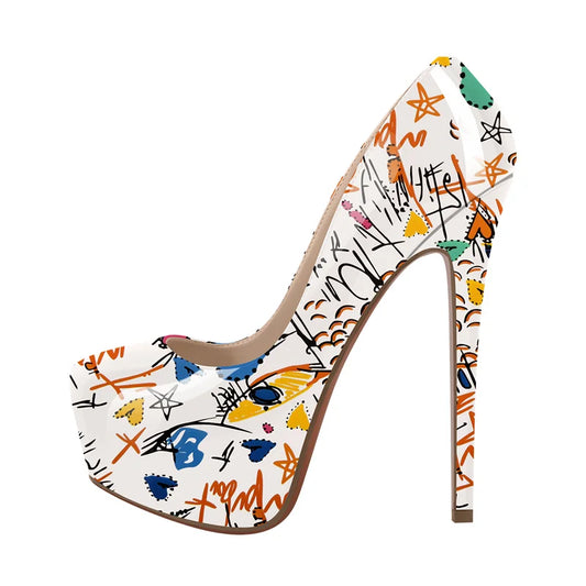 Escarpe Queen Graffiti (2 colori)