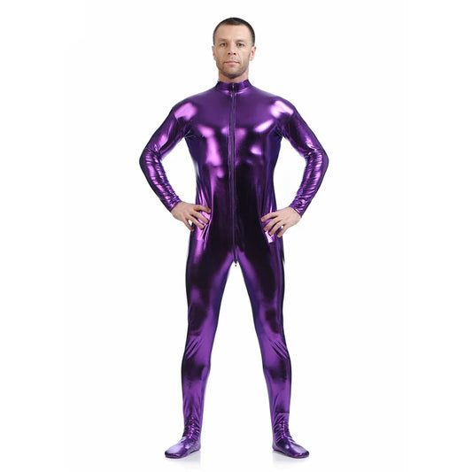 Tuta zentai Queen Glitter (Purple)