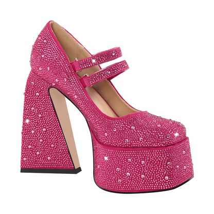 Scarpe Queen Rivars (Fucsia)