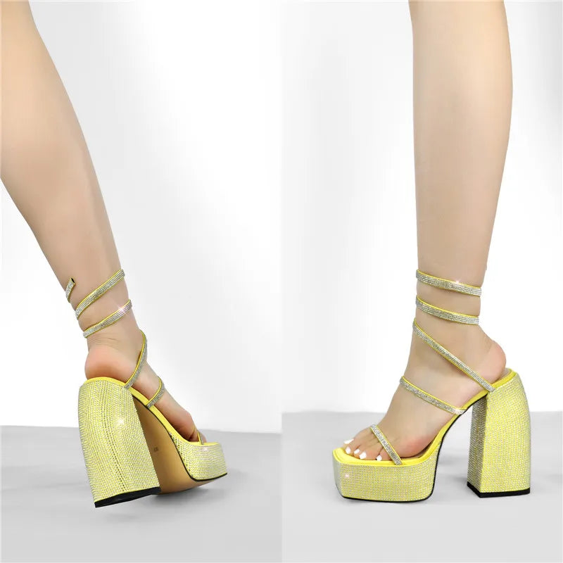 Sandali Queen Yilli (Giallo)