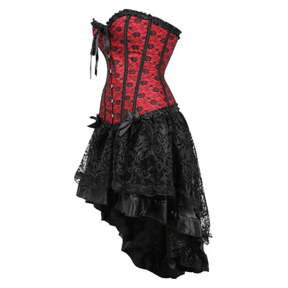 Abito a corsetto Drag Bratislava (Rosso)