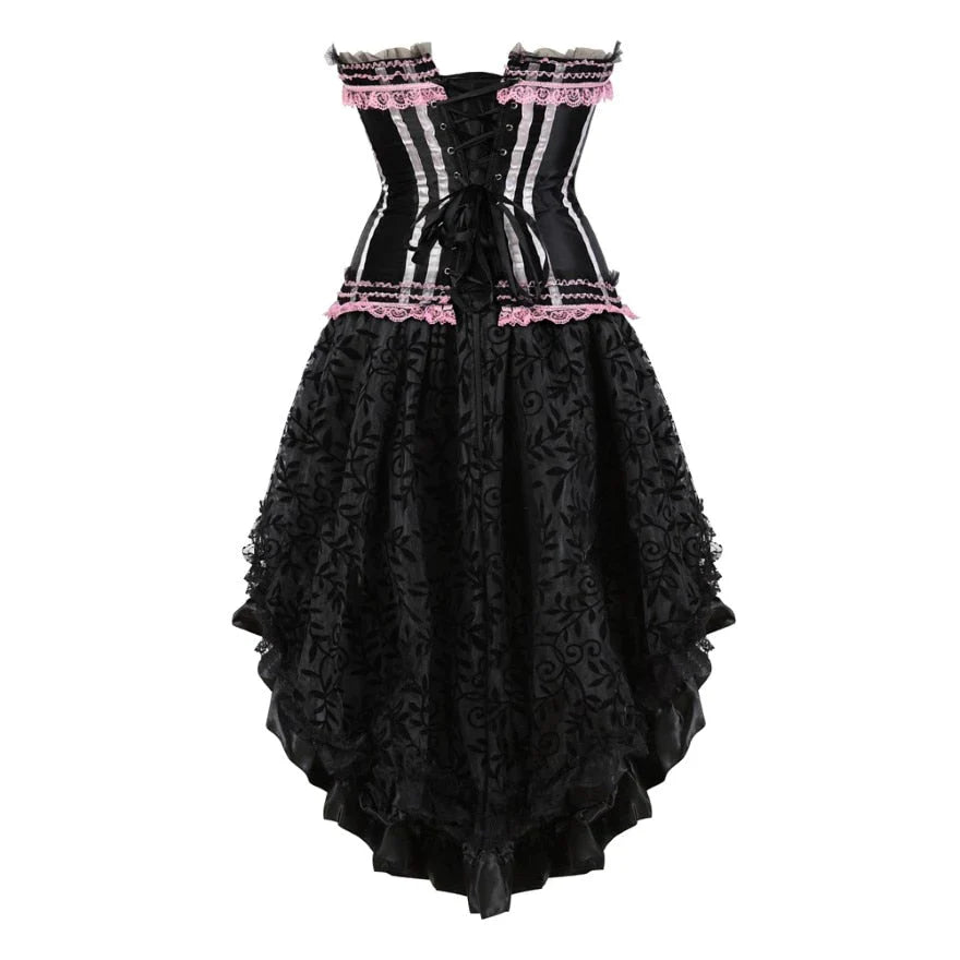 Abito a corsetto Drag Pumba (Rosa)