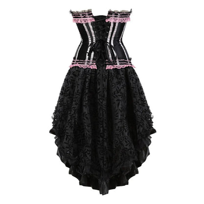 Abito a corsetto Drag Pumba (Rosa)