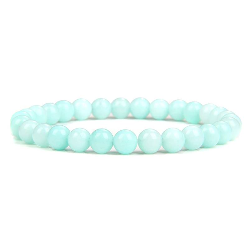 Bracciale Queen Amazzonite (azzurro cielo)
