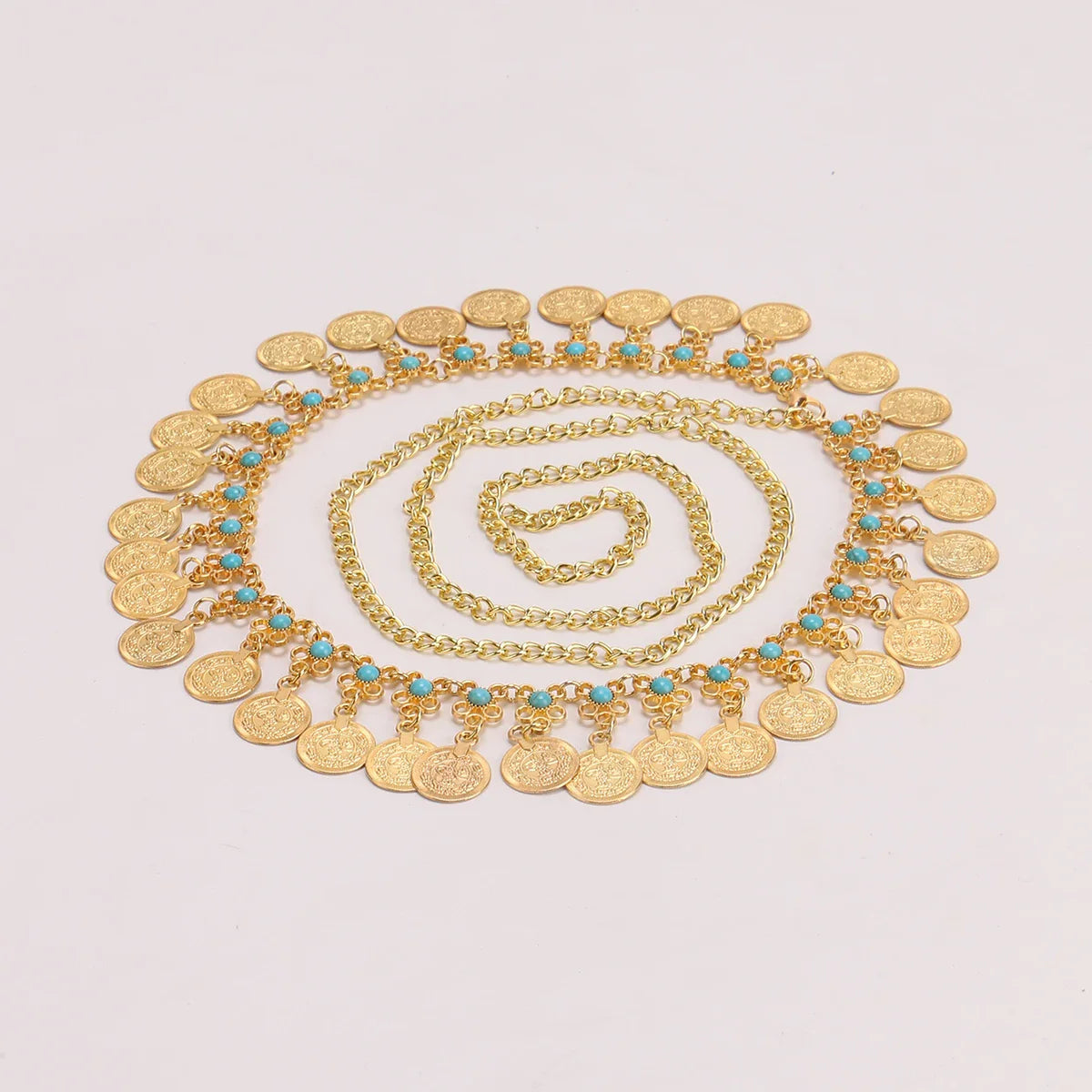 Cintura Queen Coins (Dorato)