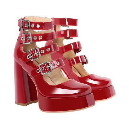Sandali Queen Katwork (Rosso)