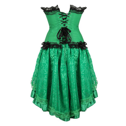 Abito a corsetto Drag Grass