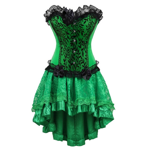Abito a corsetto Drag Grass
