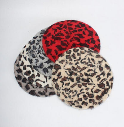 Berretto Queen Leopard (Beige)