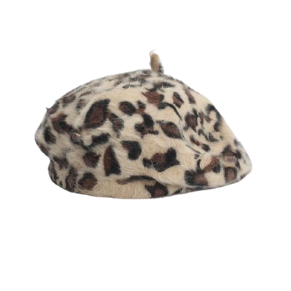 Berretto Queen Leopard (Beige)