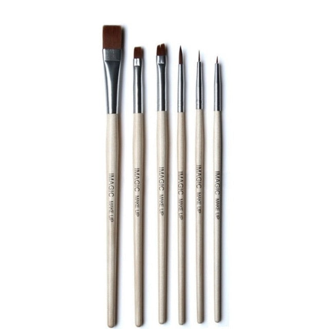 Set di 6 pennelli professionali per viso e corpo