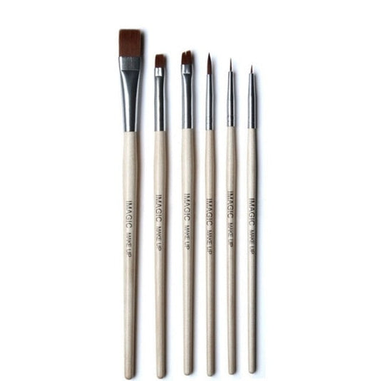 Set di 6 pennelli professionali per viso e corpo