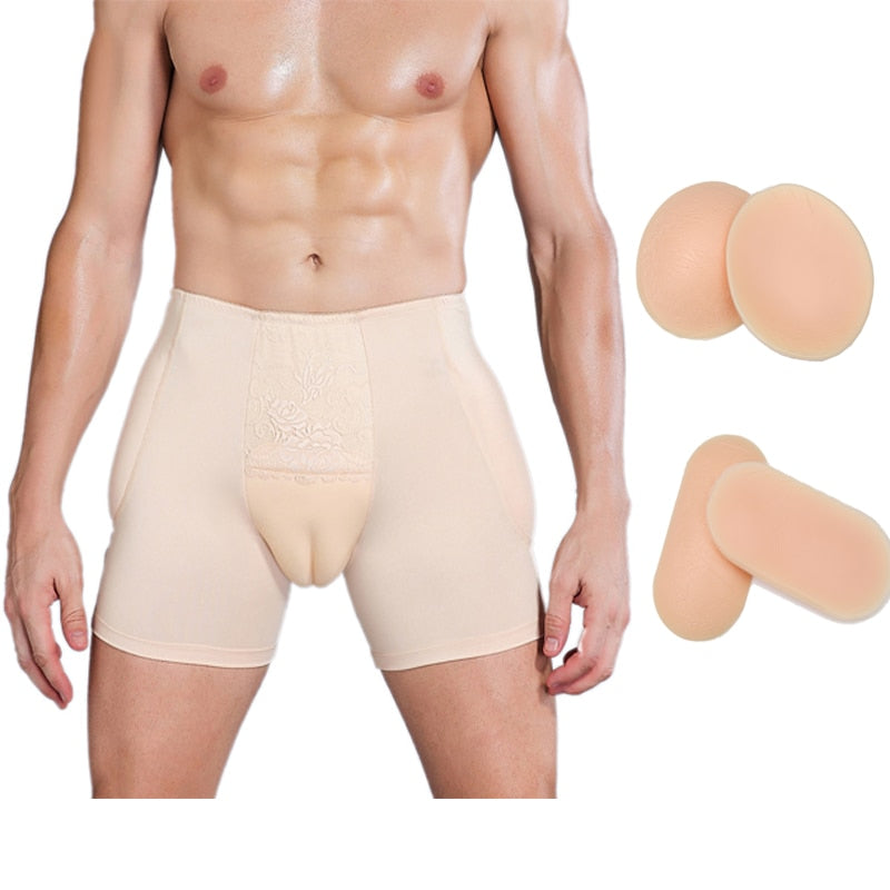 Mutandine imbottite beige (Silicone)