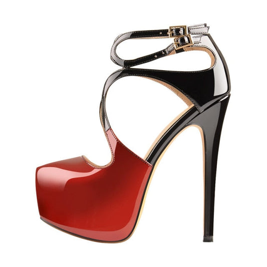 Scarpe Queen Fhiga (Rosso e nero)