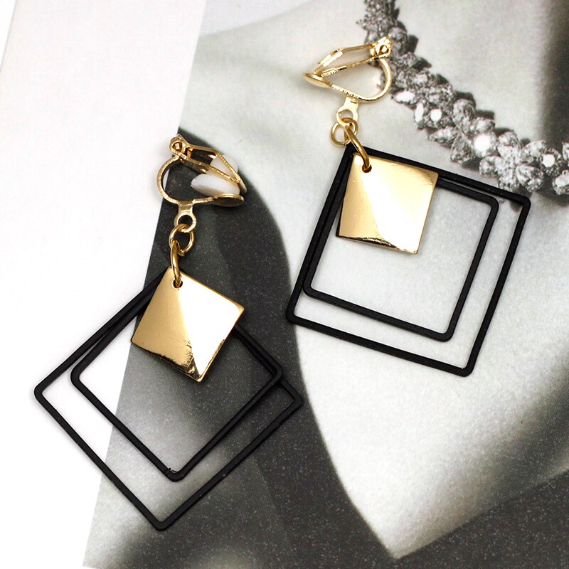 Orecchini a clip Drag Pendulum