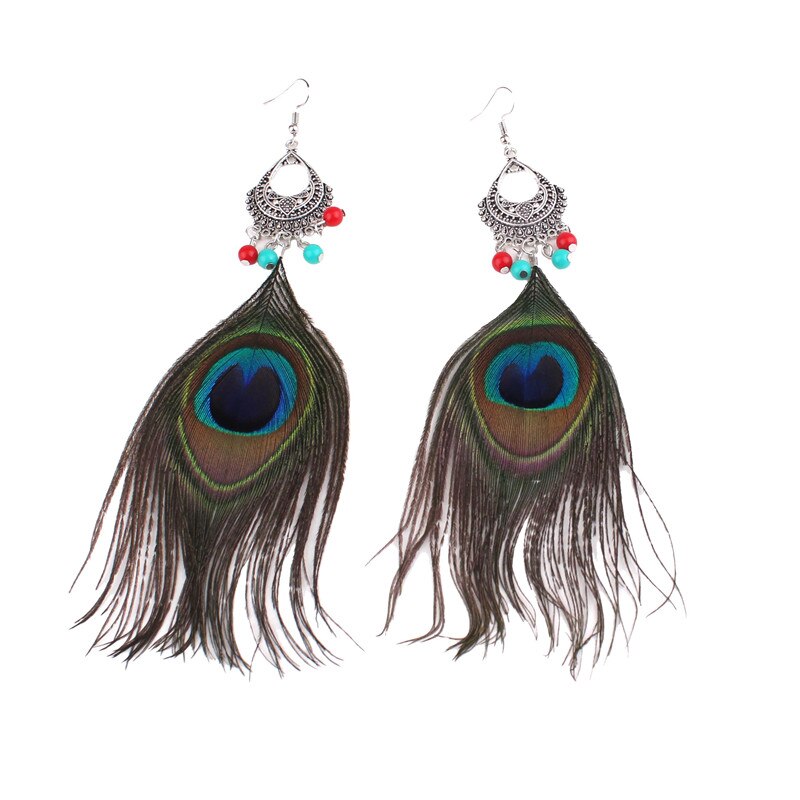 Orecchini a buco Drag Peacock