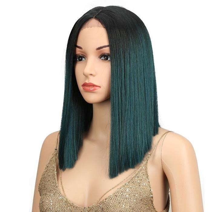 Parrucca Queen Saturn (Nera e verde)