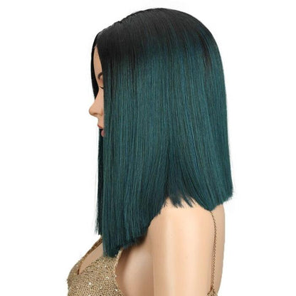 Parrucca Queen Saturn (Nera e verde)