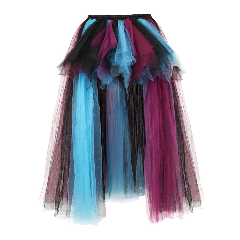 Abito a corsetto Drag Maiden (Azzurro e rosa)