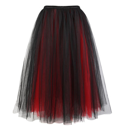 Abito a corsetto Drag Omanel (Rosso e nero)