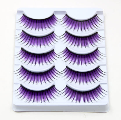 Ciglia finte Drag Purple Rain (5 paia)