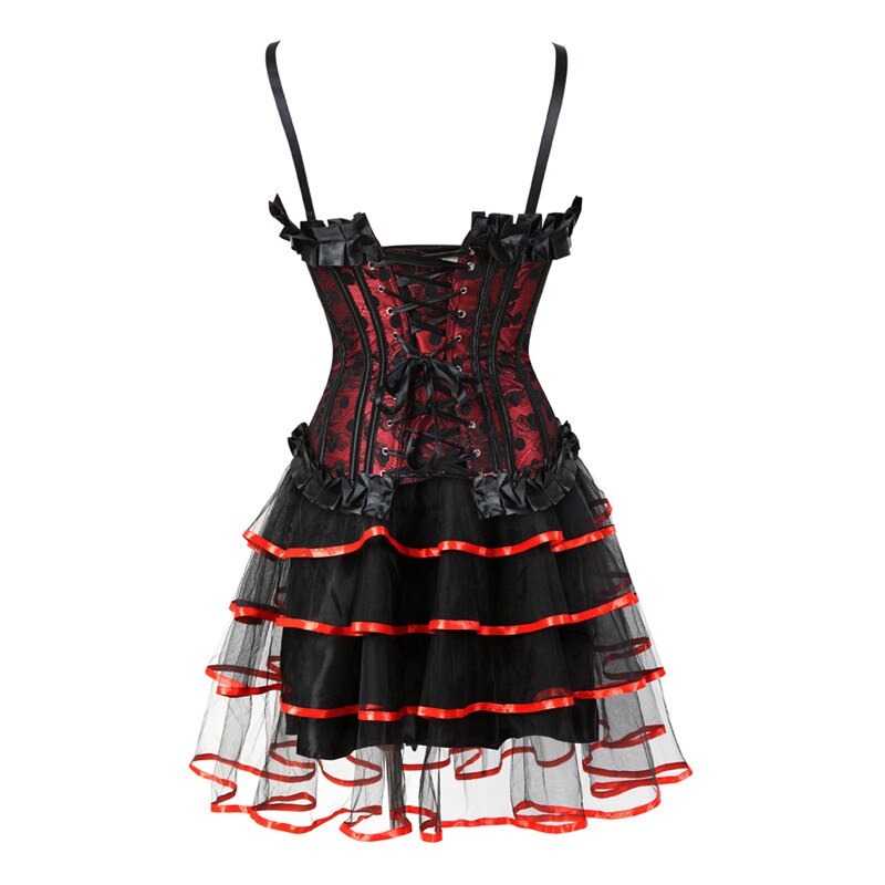 Abito a corsetto Drag Mimi (Gonna lunga)