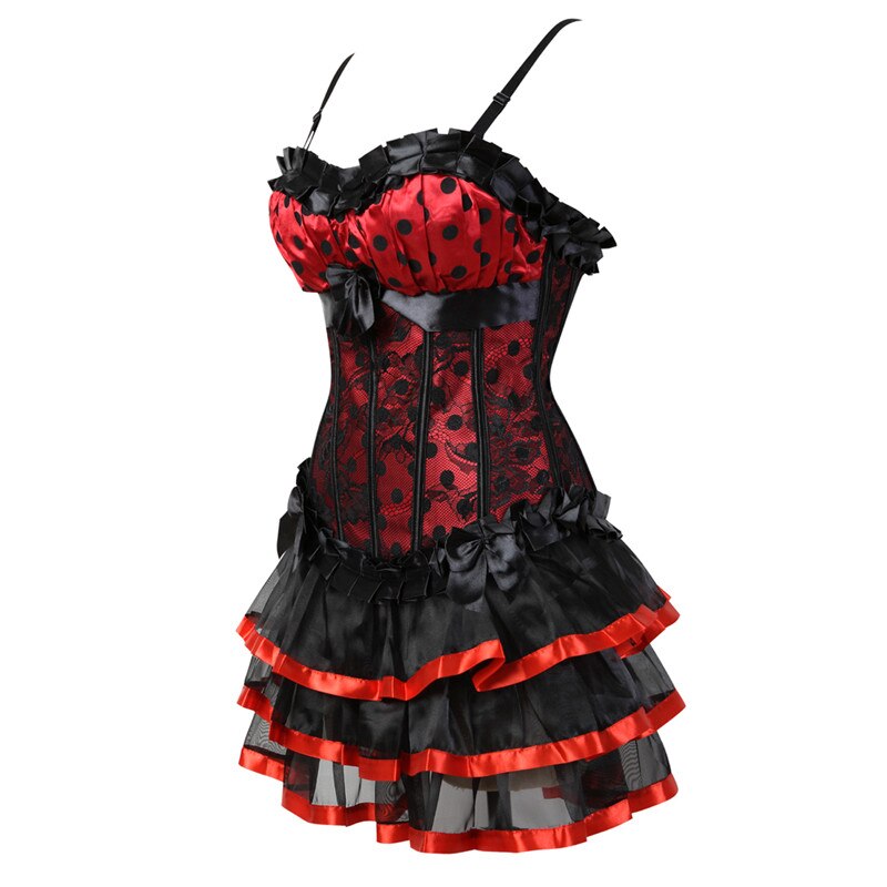 Abito a corsetto Drag Mimi (Gonna corta)