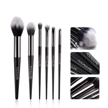 Set di 10 pennelli trucco professionali + Custodia