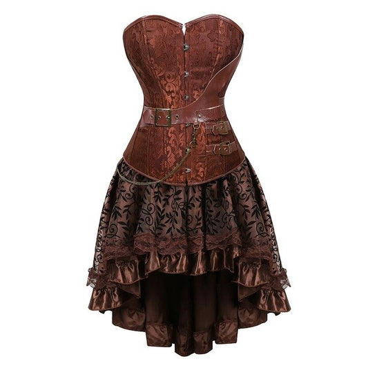 Abito a corsetto Drag Sahara