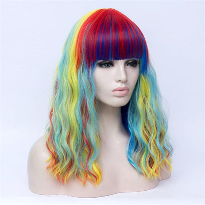 Parrucca Queen Oled (Rainbow)