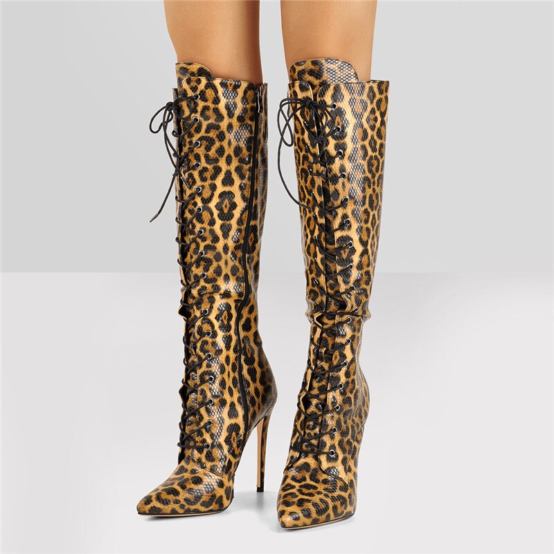 Stivali Queen Khan (Leopardo)