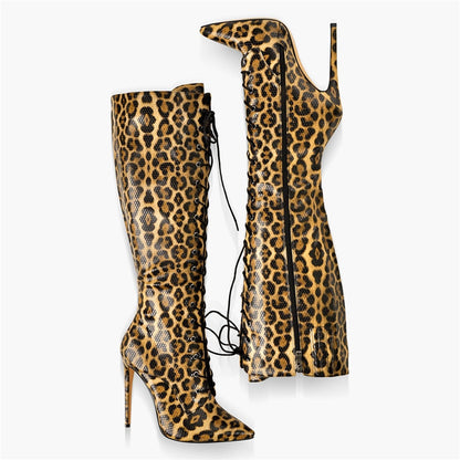 Stivali Queen Khan (Leopardo)
