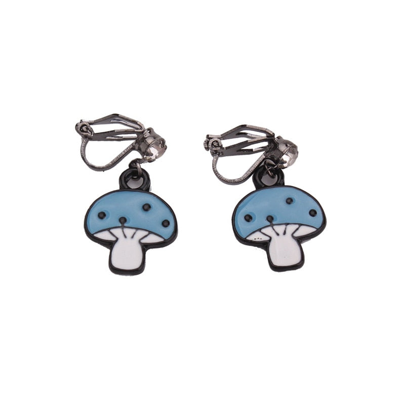 Orecchini a clip Drag Mushroom