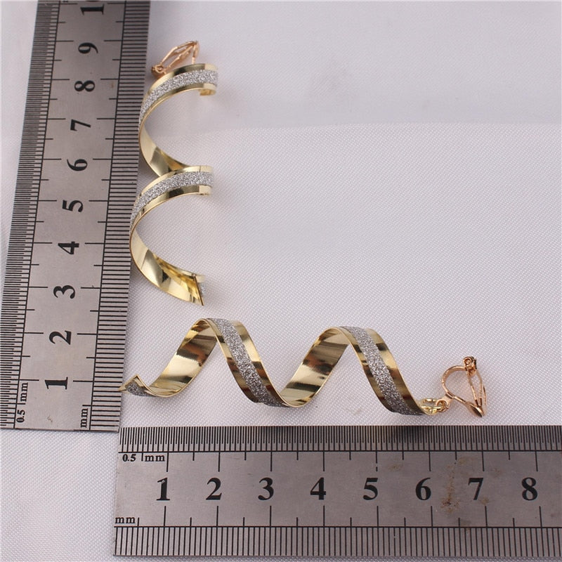 Orecchini a clip Queen Curl (3 colori)