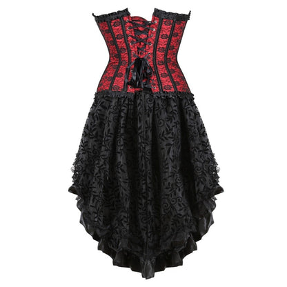 Abito a corsetto Drag Bratislava (Rosso)