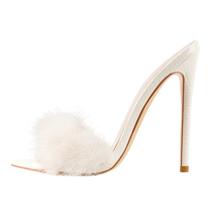Sandali Queen Spinazza (Bianco)