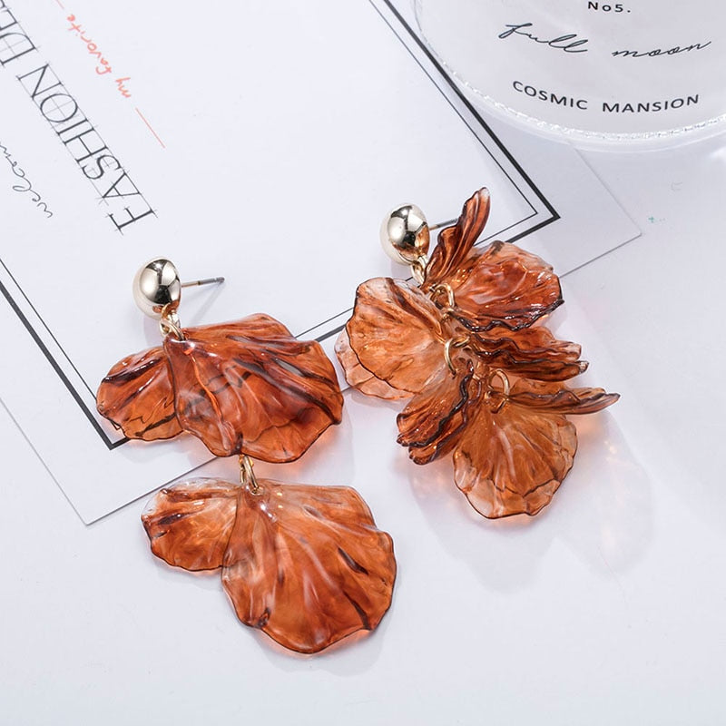 Orecchini a buco Drag Amber
